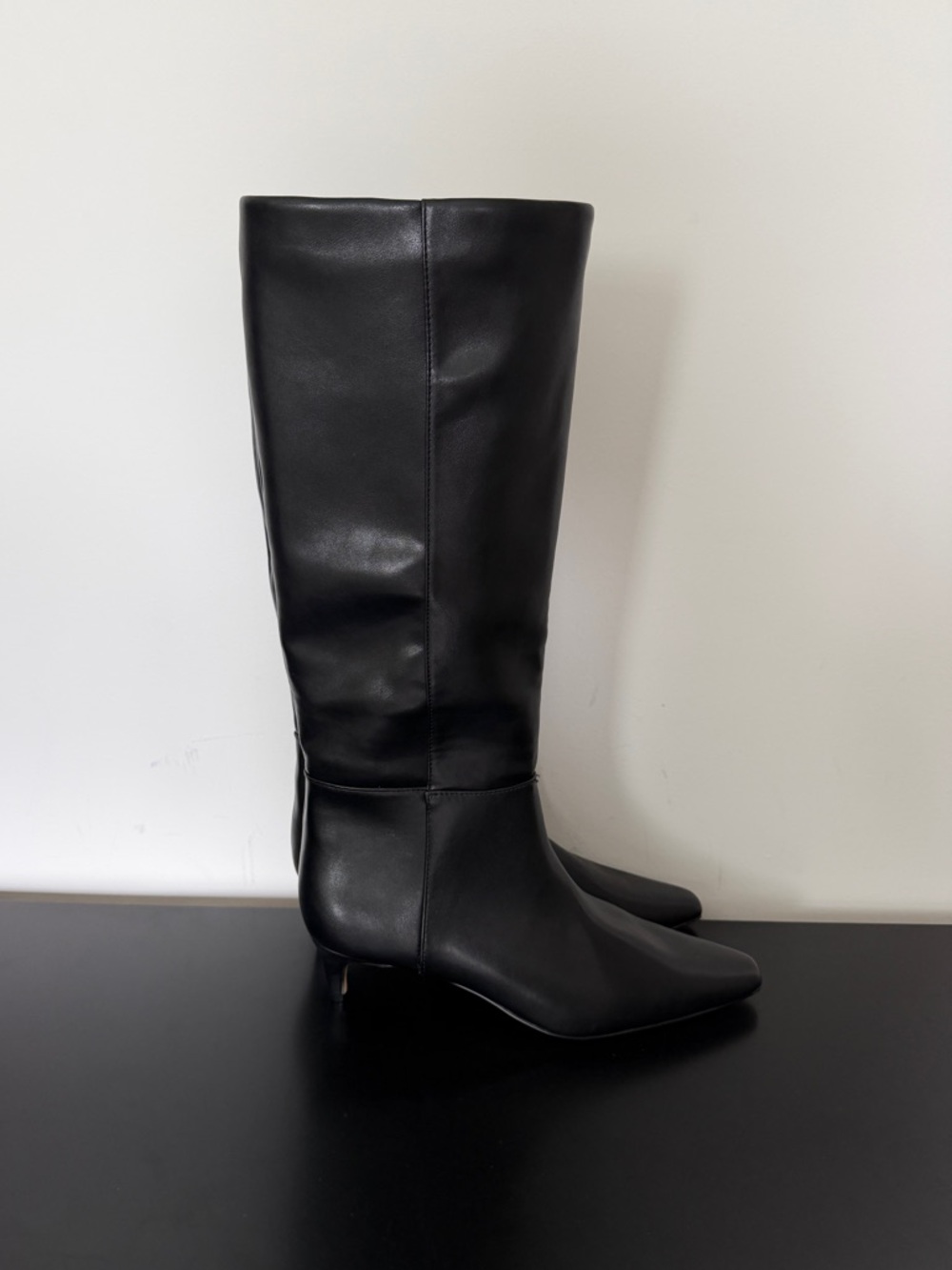 Abercrombie Knee High Kitten Heel Boots